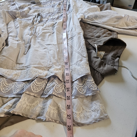 NWT Anthropologie Lithe Boho Beaded Top AMAZING DETAILS size 14 - Picture 14 of 14